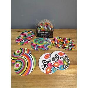 French Bull Multiple Designs Bright Colors Drink Coasters Cup Holders